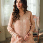 AZURE - EID ENSEMBLES unstitch chiffon 3 pc suite (Cosmic Blush)