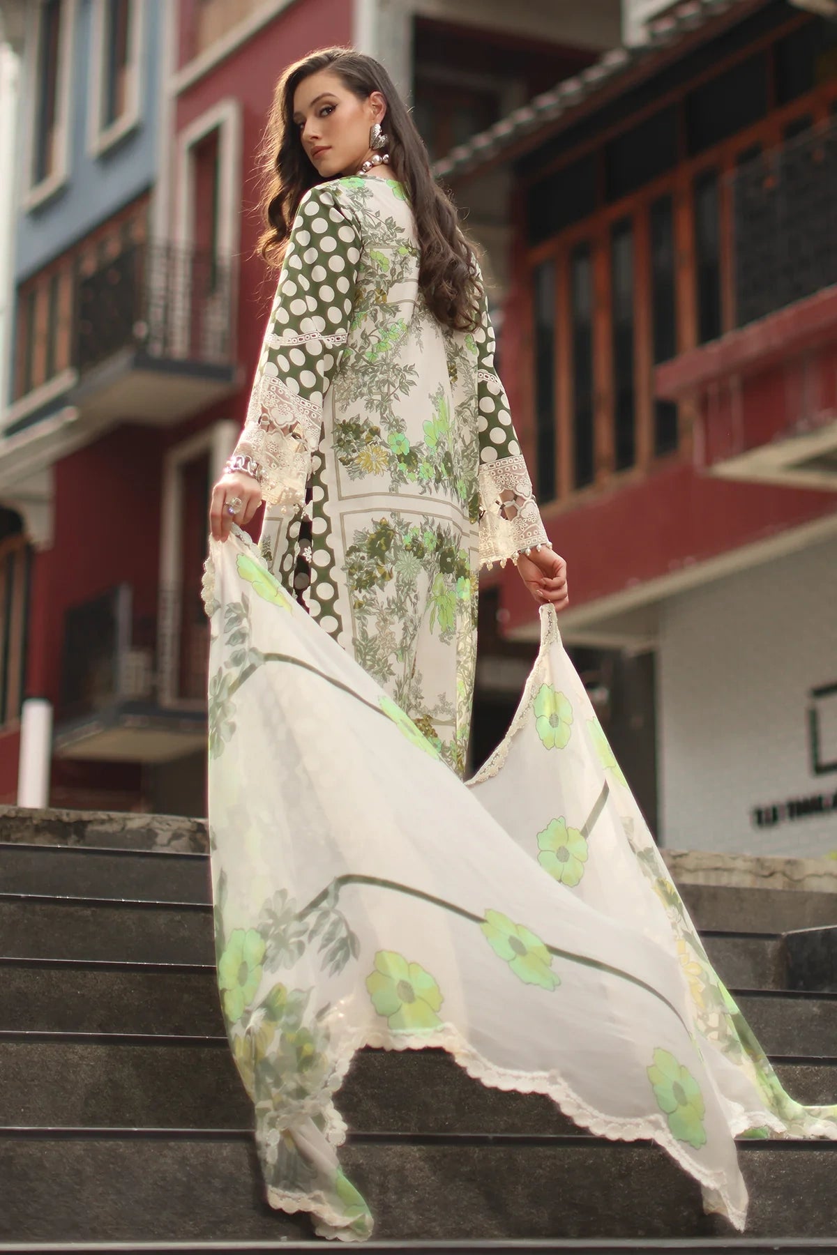 Charizma Signature Embroidered Printed Lawn 3 Piece Unstitched Suit (CS6-03)