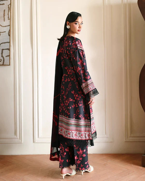 Roheenaz Éclat | Iris Garden | Unstitched 3 Piece Lawn Suit (Printed & Embroidered)