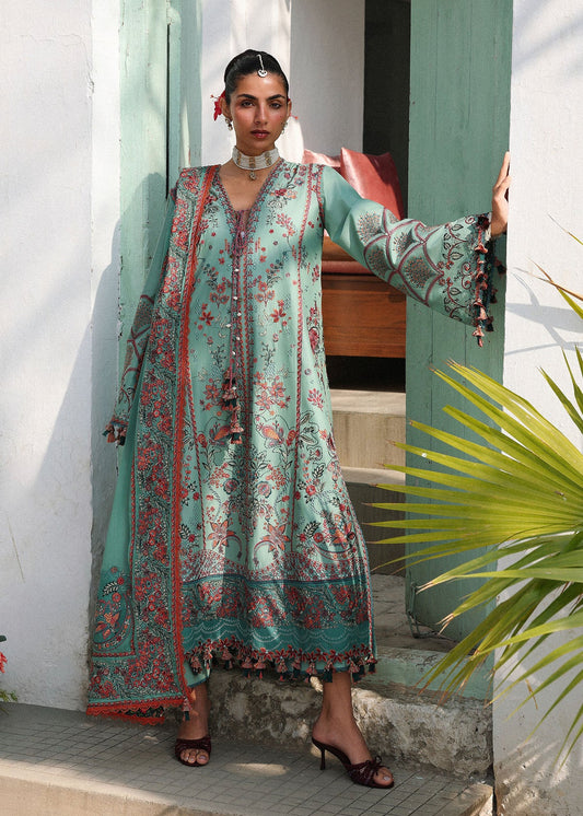 Hussain Rehar Luxury Lawn by Verdant– 3 Piece Unstitched Suit