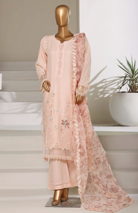 Sadabahar Luxury Embroidered Stitched 3-Piece Suit – D-03 | Festive Collection