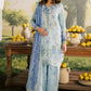NUREH BLOOM Embroidered & Printed Doriya Lawn 3 Piece Unstitched Suit (BL-14)