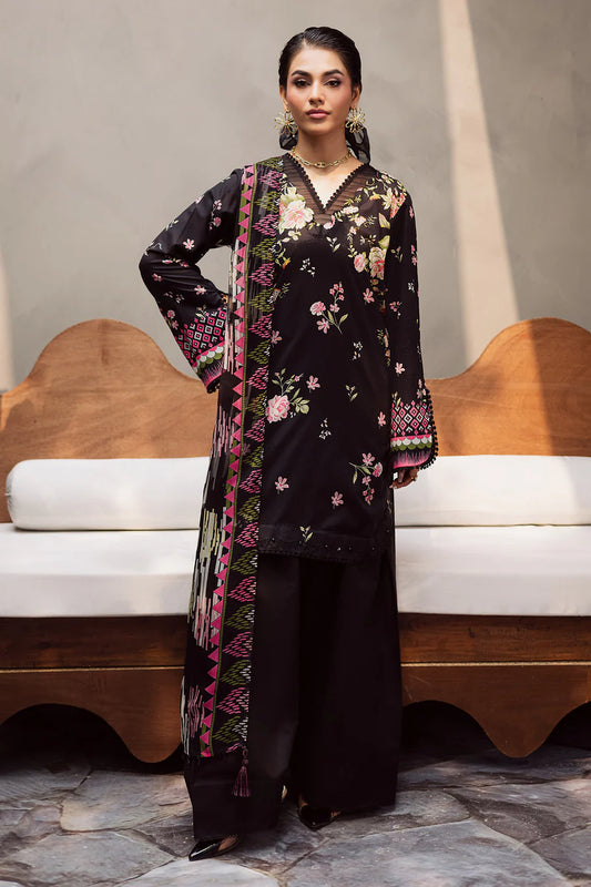 Signature Prints By Nurèh – Printed Lawn 3 Piece Unstitched Suit with Chiffon Dupatta (SP-162)