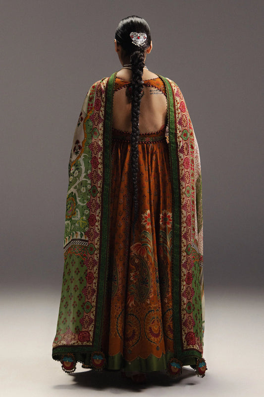 Anarkali by Zara Shahjahan Unstitched Digital Printed Pima Lawn Suit (Zarfashan-D9)