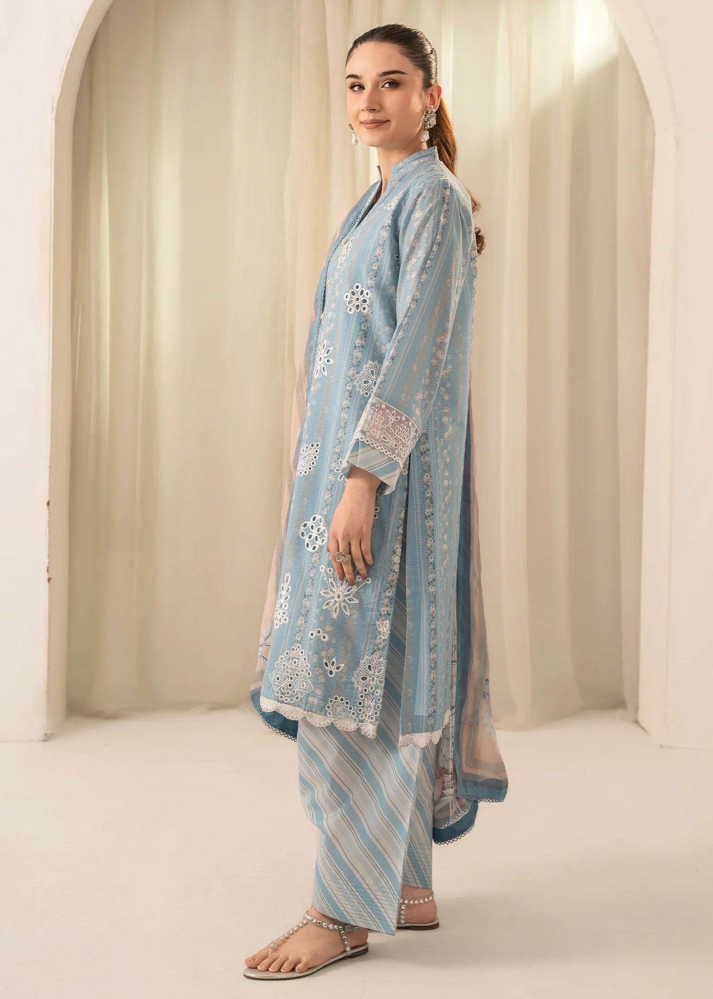 Amal Solace by Allys - Embroidered Chikankari 3 Piece Stitched Suit (DL – 02)