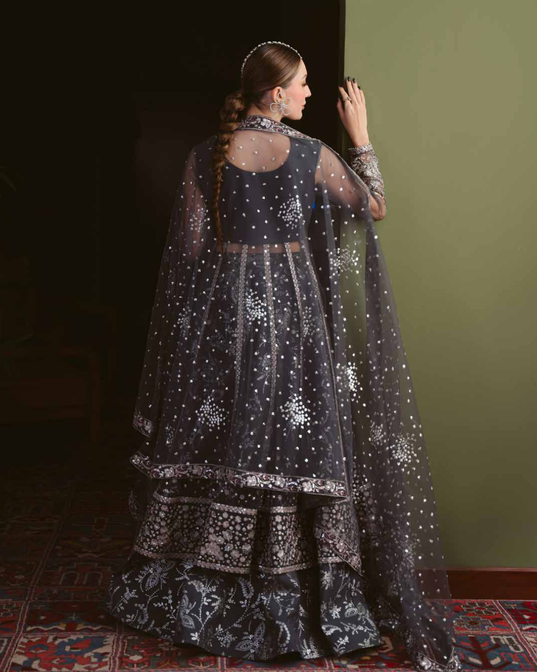 Elaya by Nureh  Embroidered Luxury Chiffon Unstitched 3 Piece Suit (NEL-90)
