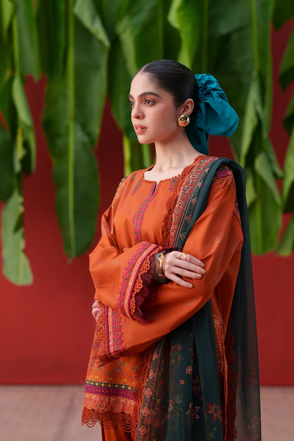 Laanem by Saira Rizwan Unstitched Embroidered Lawn 3 Piece Suit (AZAI-B)