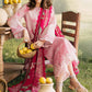 NUREH BLOOM Embroidered & Printed Doriya Lawn 3 Piece Unstitched Suit (BL-13)