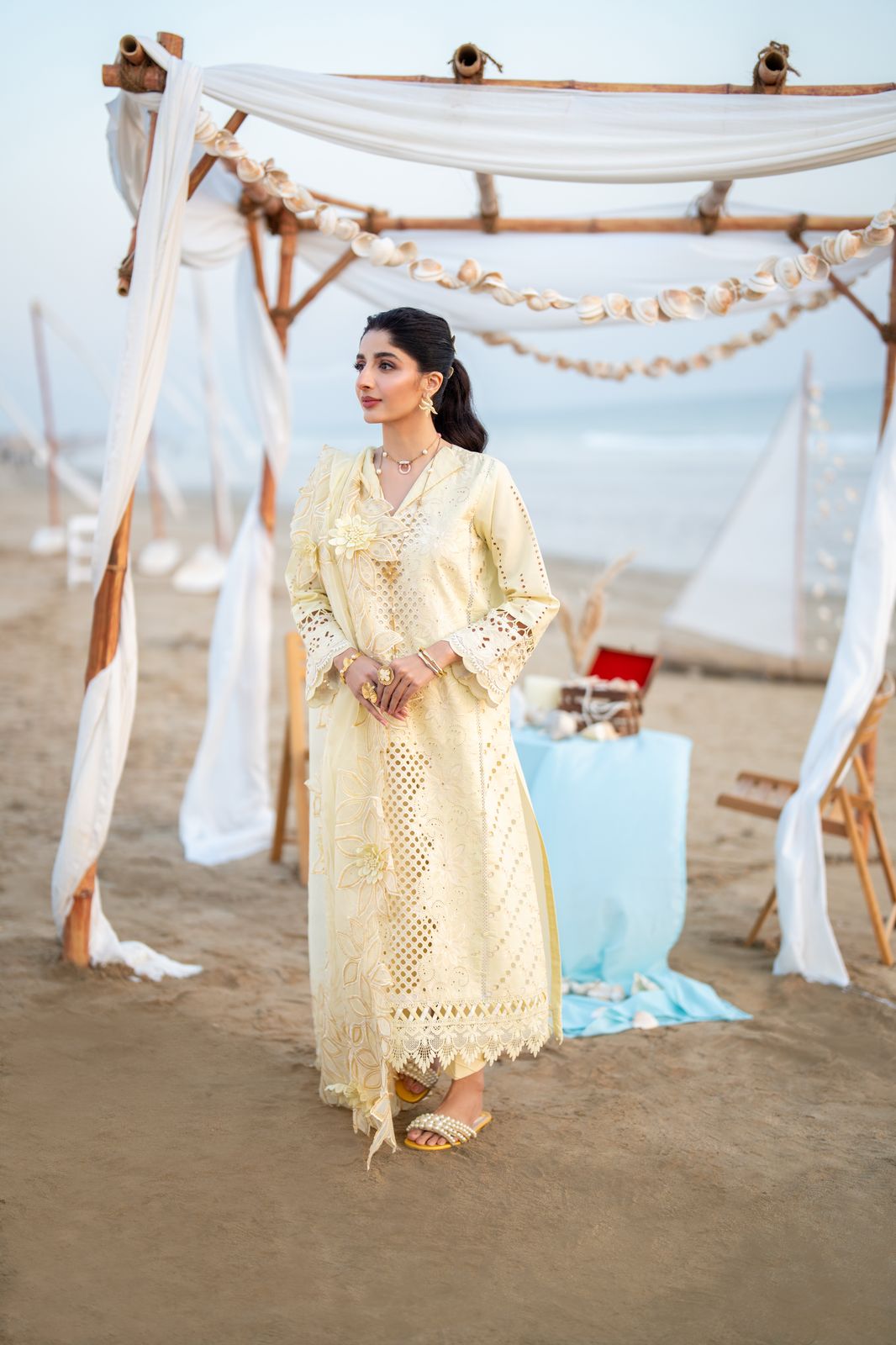 Aabyaan Sofina As-07 Saagar Luxury Festive Lawn 25'