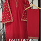 Daily Drop Embroidered Lawn 2 Piece Suit by Amna Khadija (Stitched)