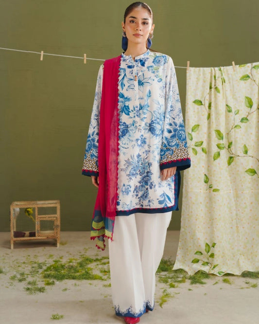 COCO Prints | 3-Piece Digital Printed Lawn Suit | (Unstitched) AERO-6A