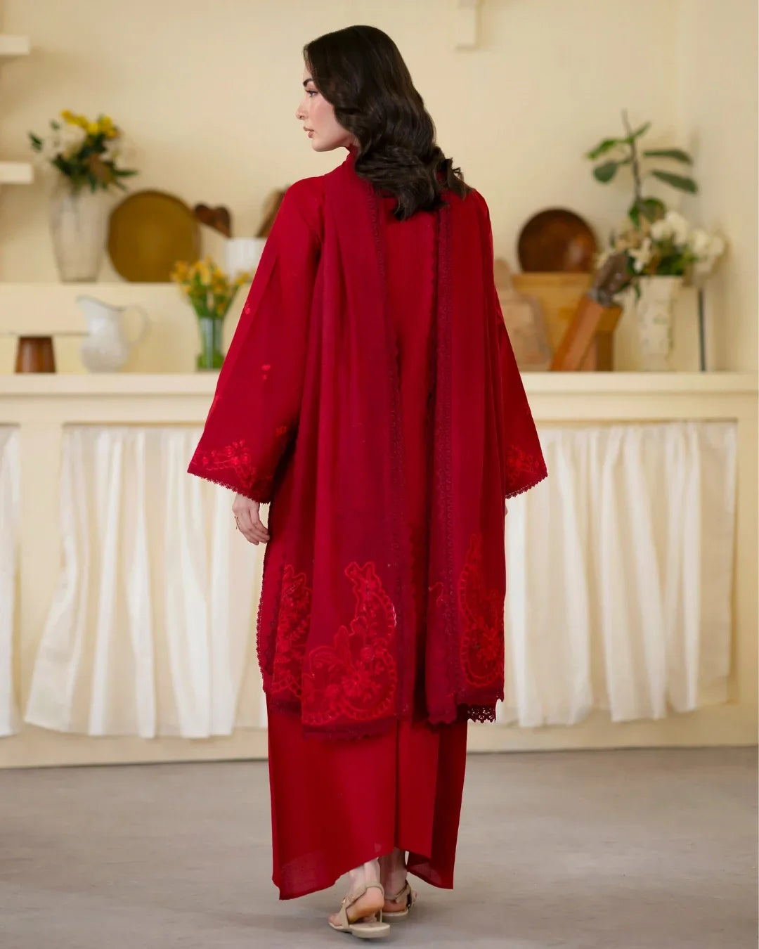 Ember lawn 26 by mahnur stitched (EM-012)