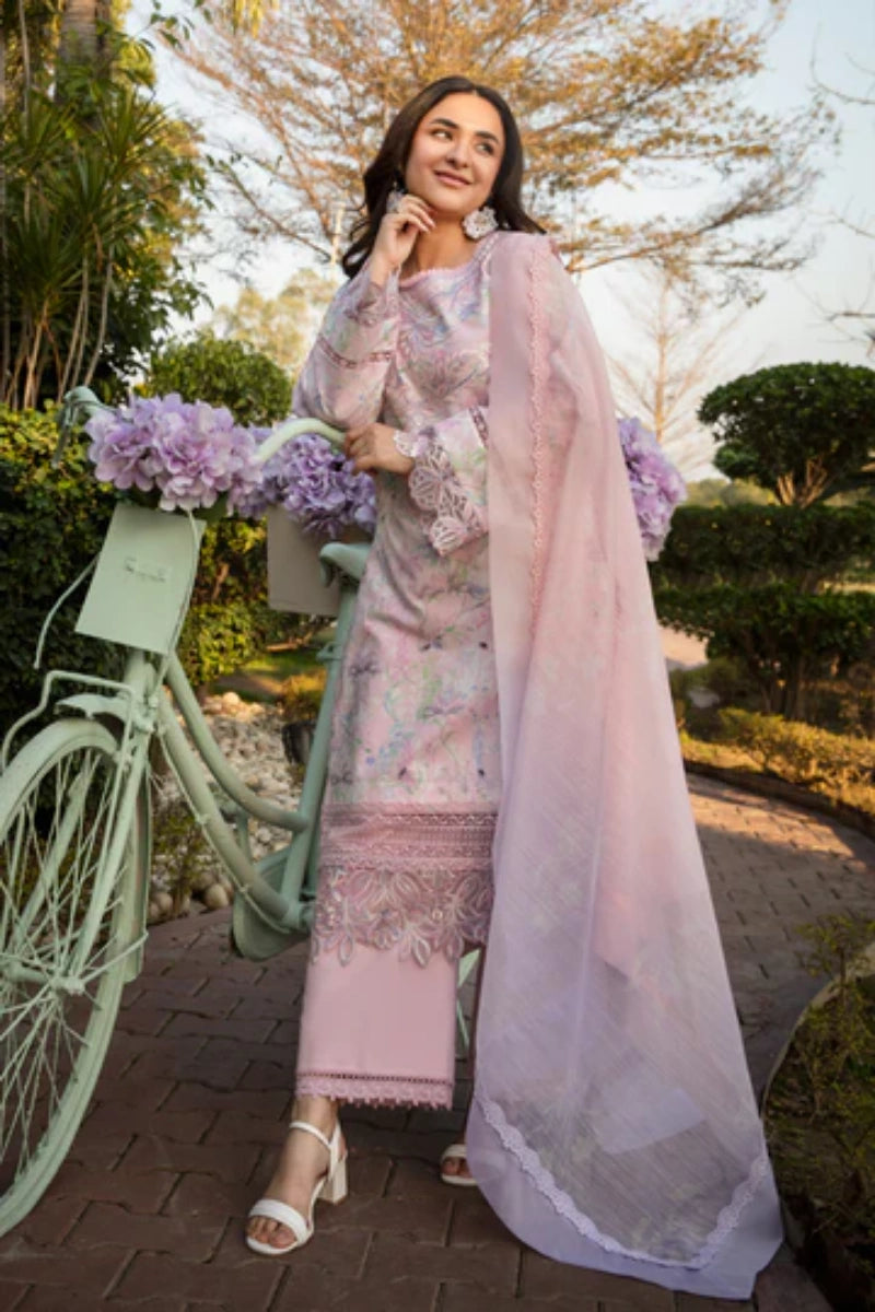 Rangrasiya Rania | Printed Lawn Embroidered Ready-to-Wear Suit