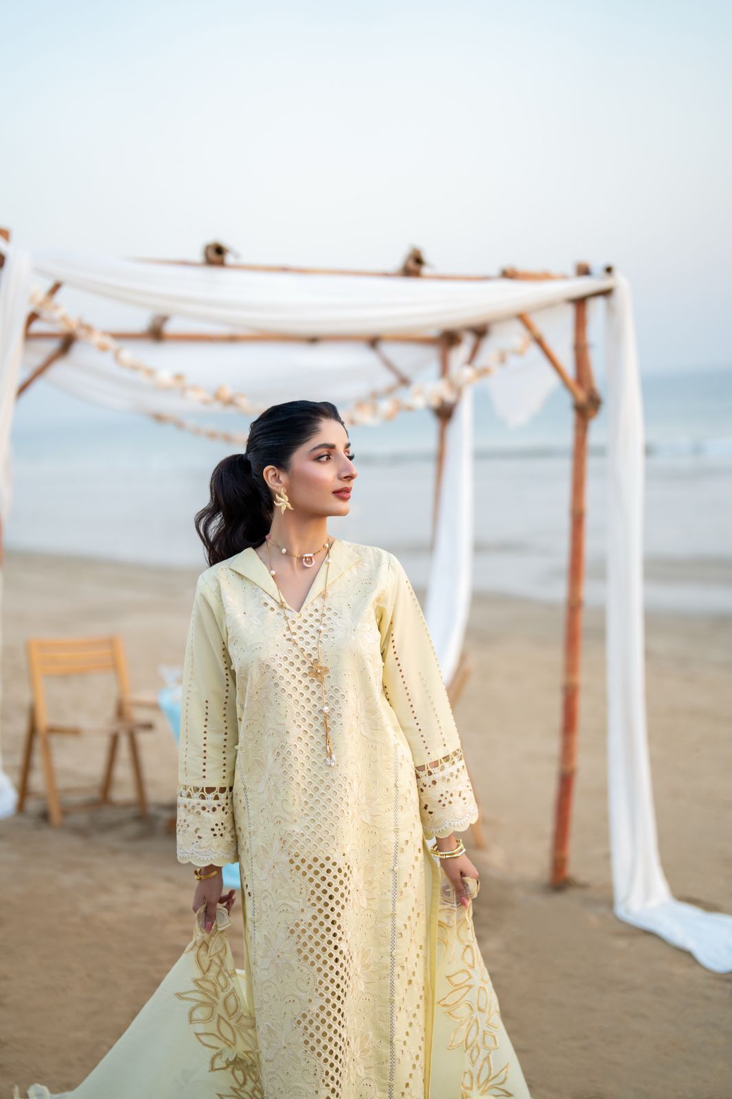 Aabyaan Sofina As-07 Saagar Luxury Festive Lawn 25'