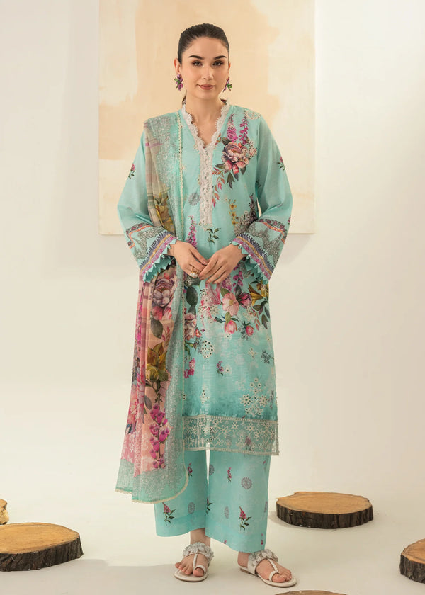 Amal Solace by Allys - Embroidered Chikankari 3 Piece Stitched Suit (DL – 07)