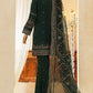 Shaadmaani By HZ 3 Piece Luxury Embroidered Formal Suit Green (HZK-214)