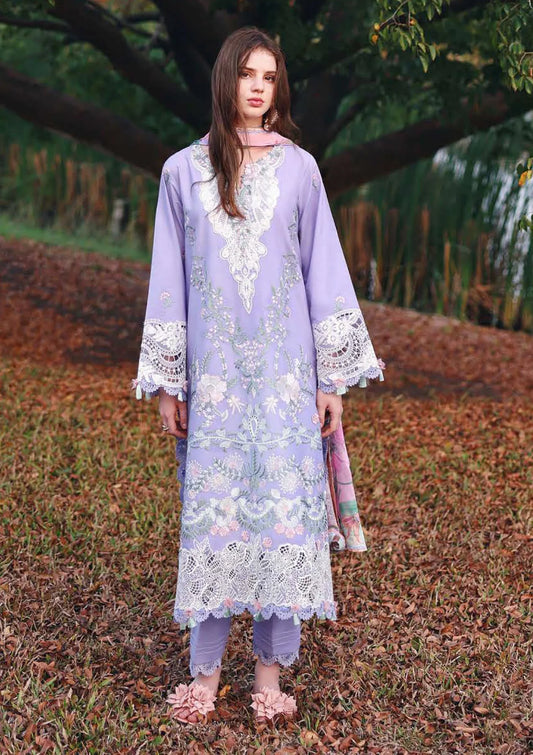 Hemline By Mushq - Secret Garden 26 Unstitched Suit (Hidden Dahlia)