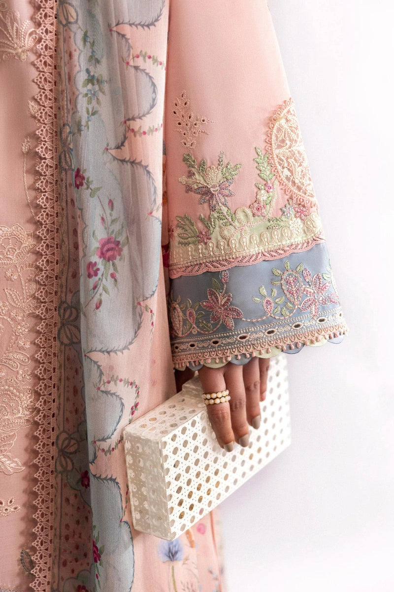 Qalamkar Qlinekari Inlays – Chikankari Embroidered Lawn Ready to Wear (DC #11)