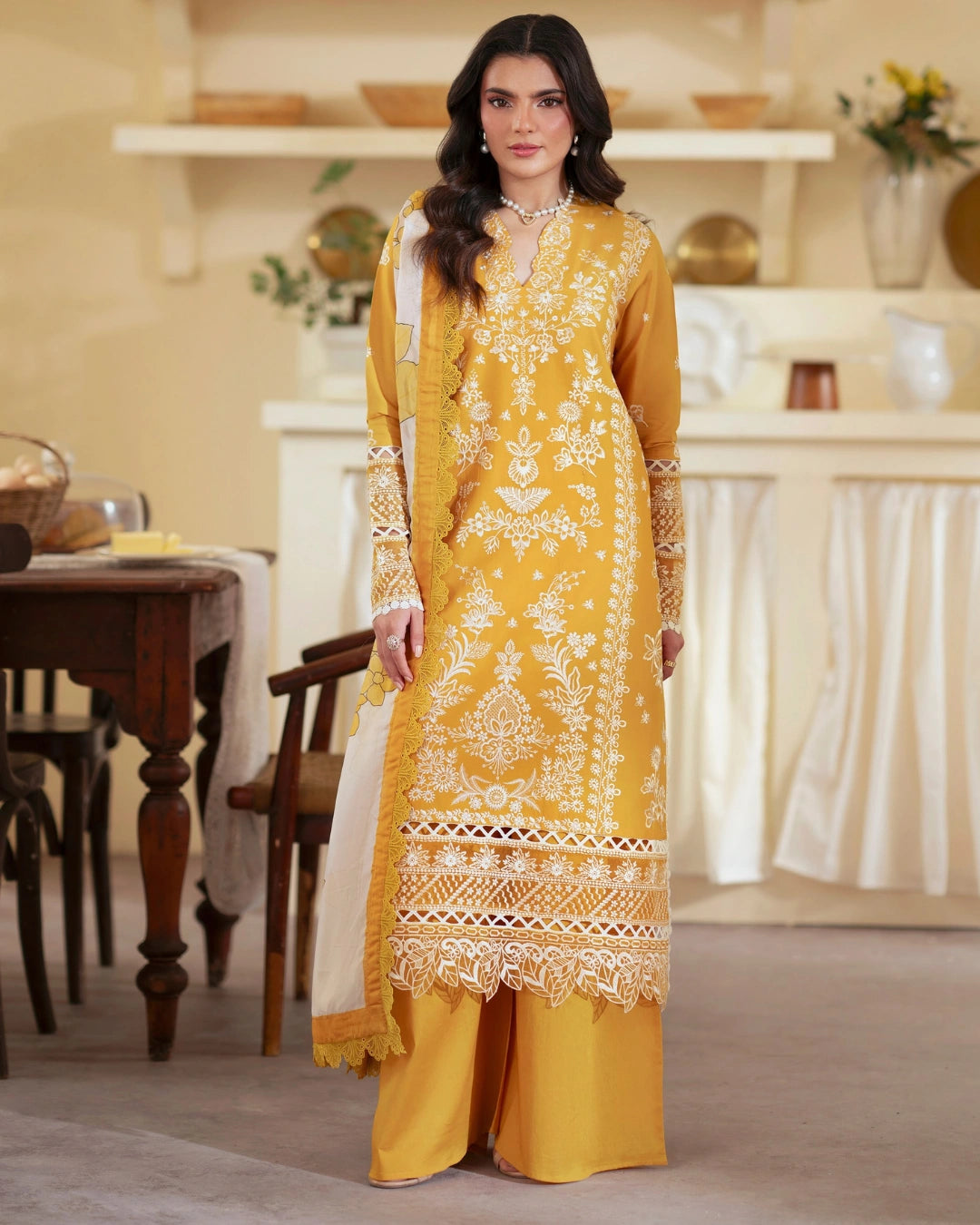 Ember lawn 26 by mahnur stitched (EM-013)