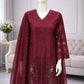 Pasand of Lahore 3-Piece Premium Viscose Suit – Mehroon (PL-361)