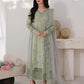 Qalamkar 3-Piece Chikankari Embroidered Luxury Lawn Suit (Unstitched) SA #12