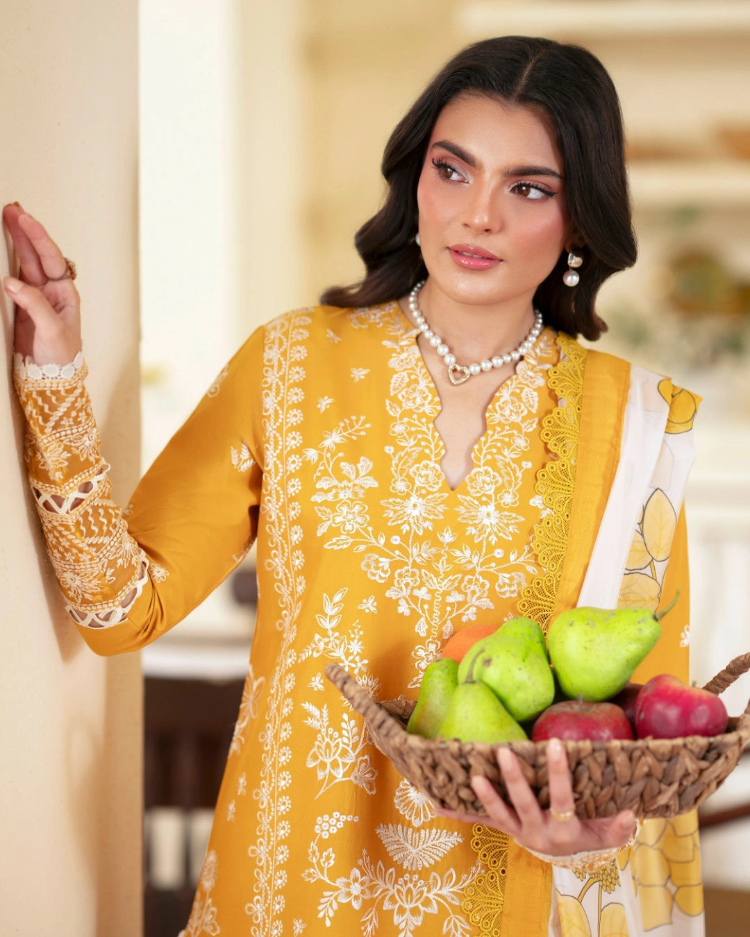 Ember lawn 26 by mahnur stitched (EM-013)