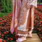 Rosette Reverie – Chikan Embroidered Lawn with Chiffon Dupatta