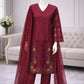 Pasand of Lahore 3-Piece Premium Viscose Suit – Mehroon (PL-361)