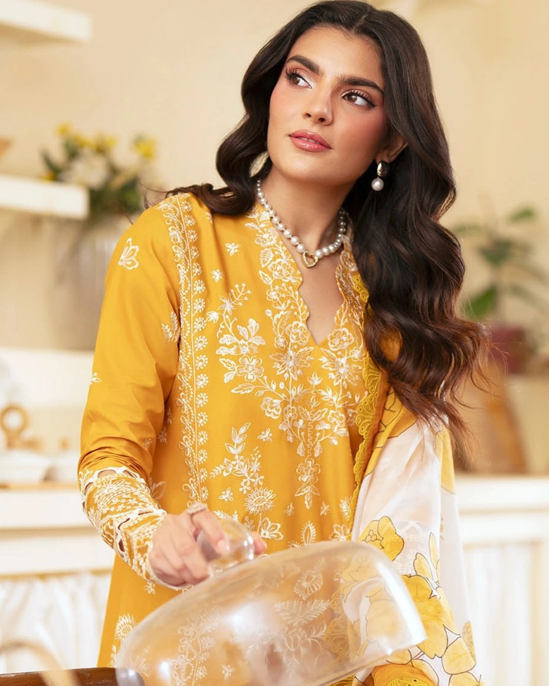 Ember lawn 26 by mahnur stitched (EM-013)