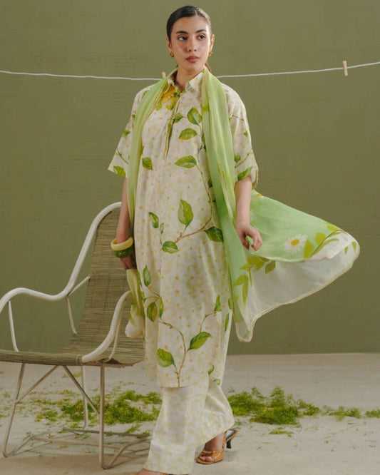 COCO Prints | 3-Piece Digital Printed Lawn Suit | (Unstitched)  KAEL-7A