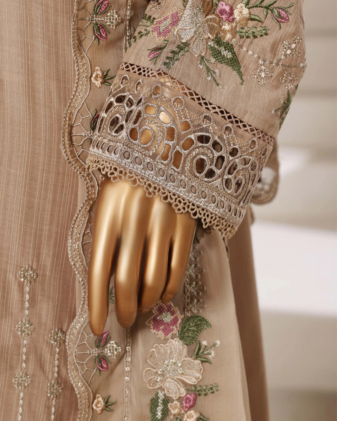 Sadabahar Luxury Embroidered Lawn Stitched 3-Piece Suit | Festive Collection