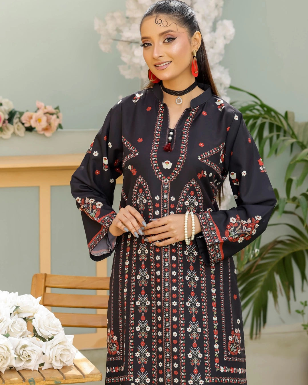 Amna Khurram Lawn Printed Co-Ord Set _1A2 – Ready to Wear