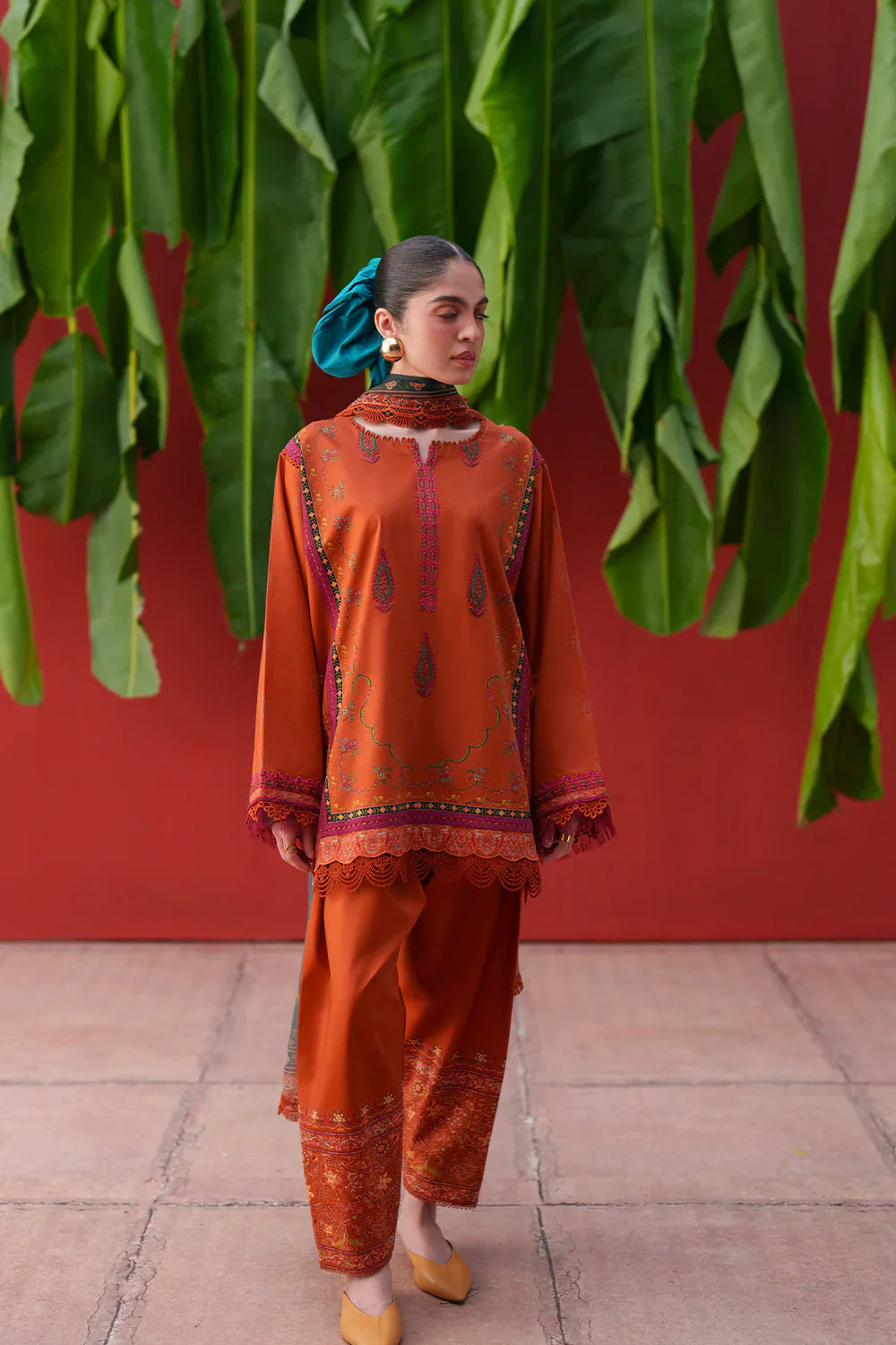Laanem by Saira Rizwan Unstitched Embroidered Lawn 3 Piece Suit (AZAI-B)