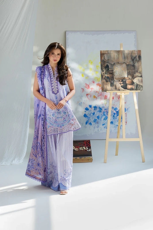 Sobia Nazir VITAL Embroidered 3 Piece Unstitched Lawn Suit (V-2B)