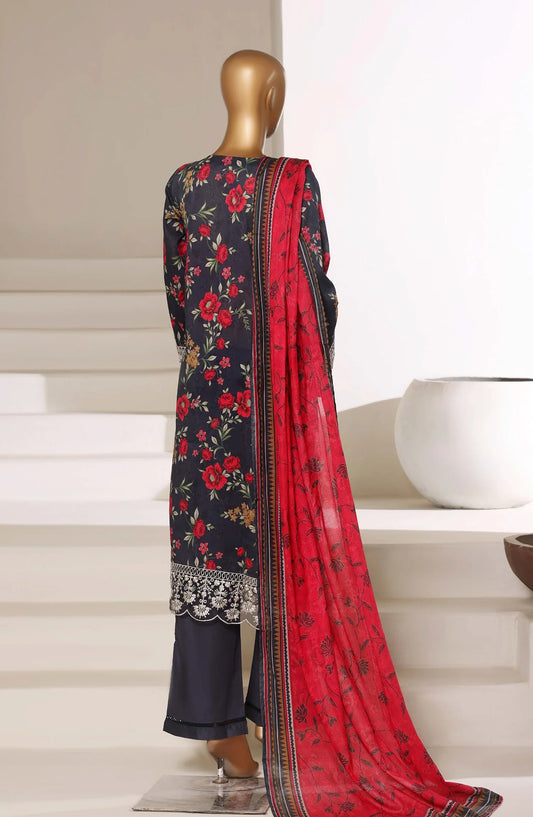 Sadabahar Signature Embroidered Lawn Stitched 3-Piece Suit – D-04 | Festive Collection
