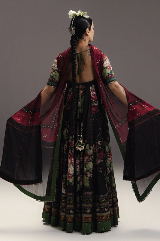 Anarkali by Zara Shahjahan Unstitched Digital Printed Pima Lawn Suit (Shehzadi-D5)