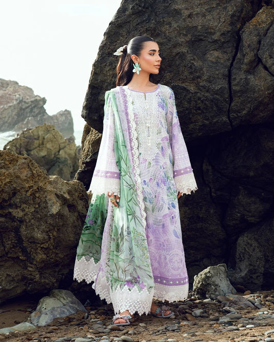 Gardenia by Nurèh – Embroidered & Printed Lawn 3 Piece Suit with Chiffon Dupatta (NSG-200)