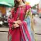 Charizma Signature Embroidered Printed Lawn 3 Piece Unstitched Suit (CS6-04)