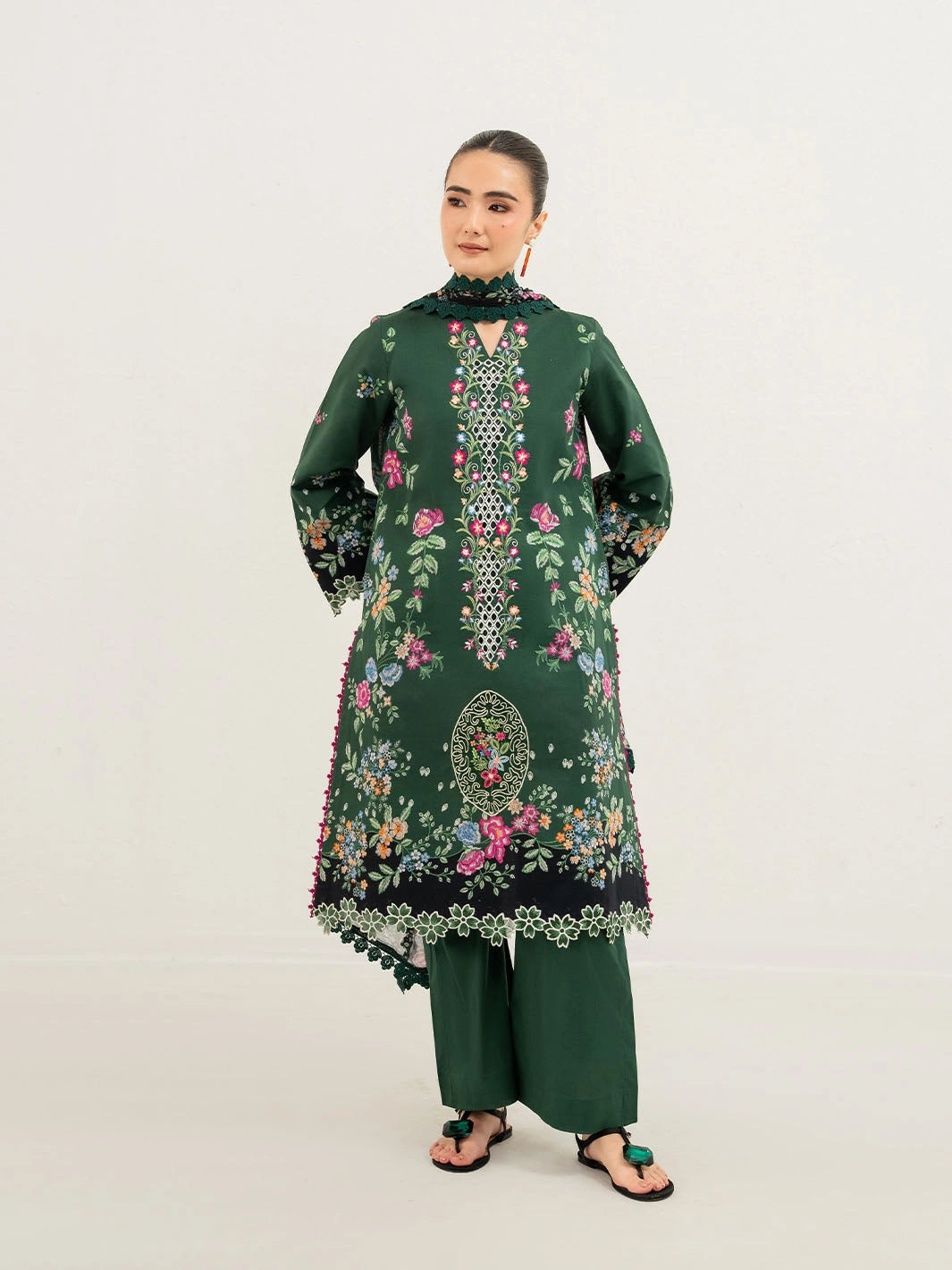 Annaya by Mahnur | Embroidered Lawn Unstitched 3-Piece Suit A-02