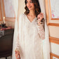 AZURE - EID ENSEMBLES unstitch chiffon 3 pc suite (Magnolia)