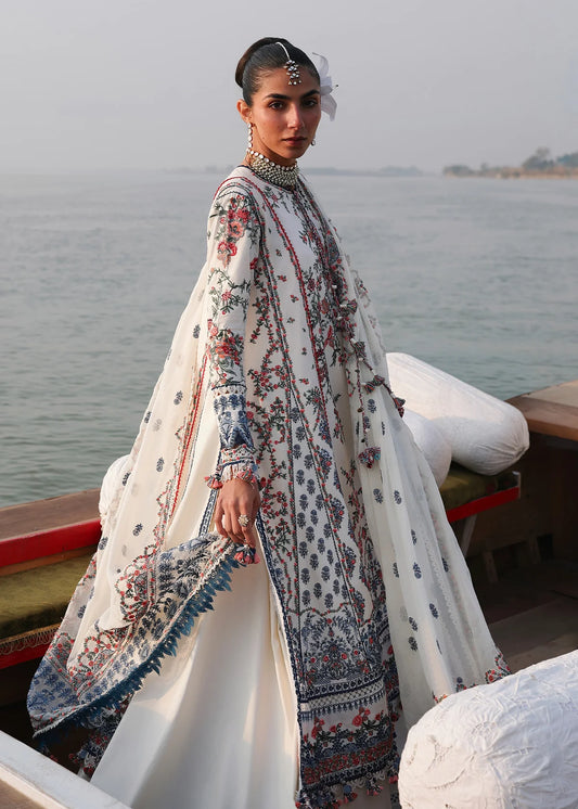 Hussain Rehar Luxury Lawn by Yuki – 3 Piece Unstitched Suit