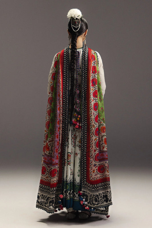 Anarkali by Zara Shahjahan Unstitched Digital Printed Pima Lawn Suit (Mehruba-D10)