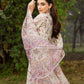 ELAF PREMIUM - Chikankari - Prints Collection with Chiffon (unstitched)