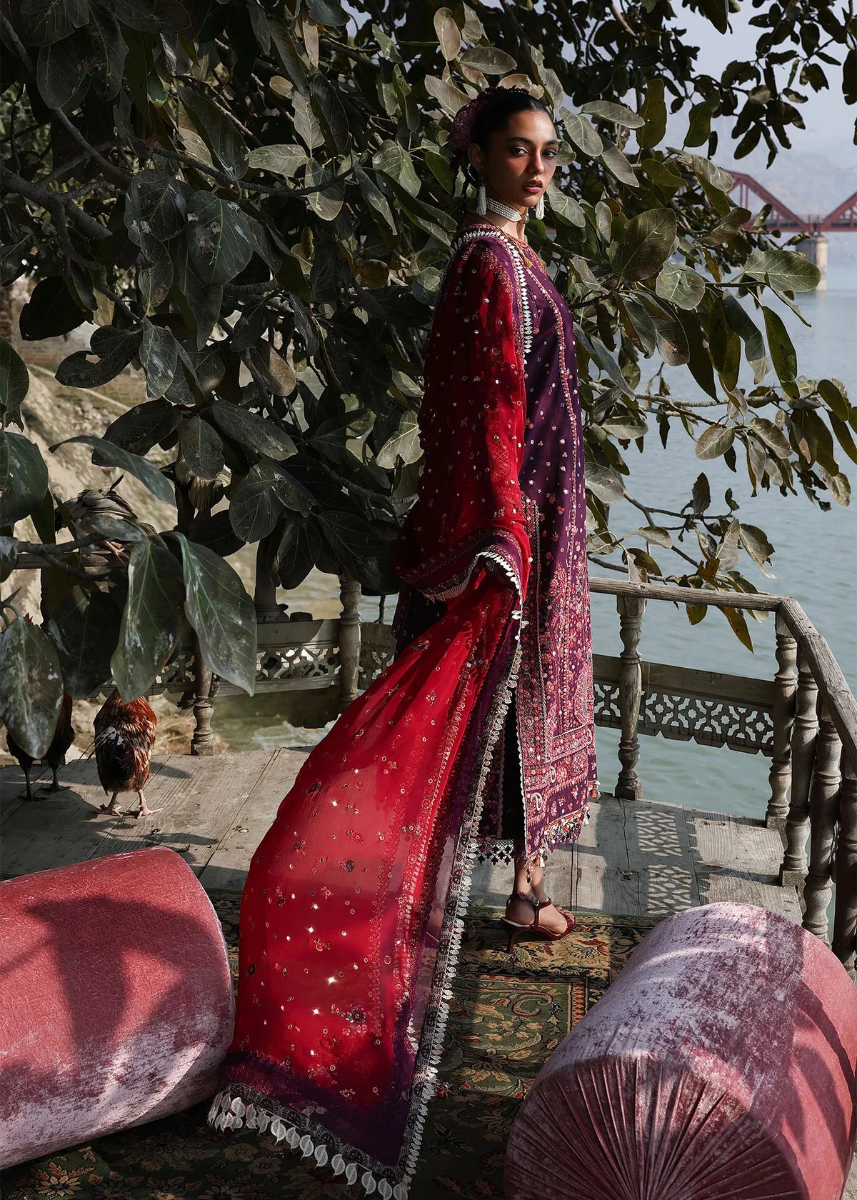 Hussain Rehar Luxury Lawn by Nihdi – 3 Piece Unstitched Suit