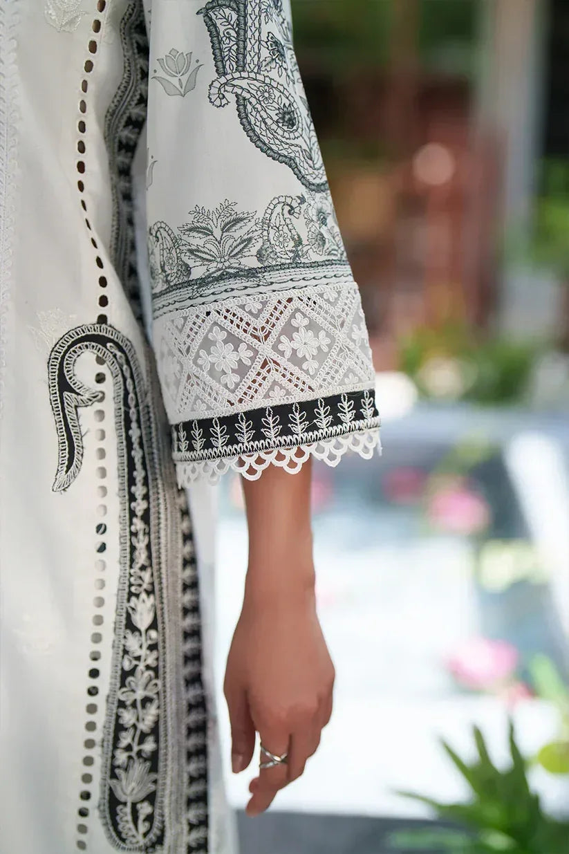Laanem by Saira Rizwan stitched Embroidered Lawn 3 Piece Suit (AMARA-B)