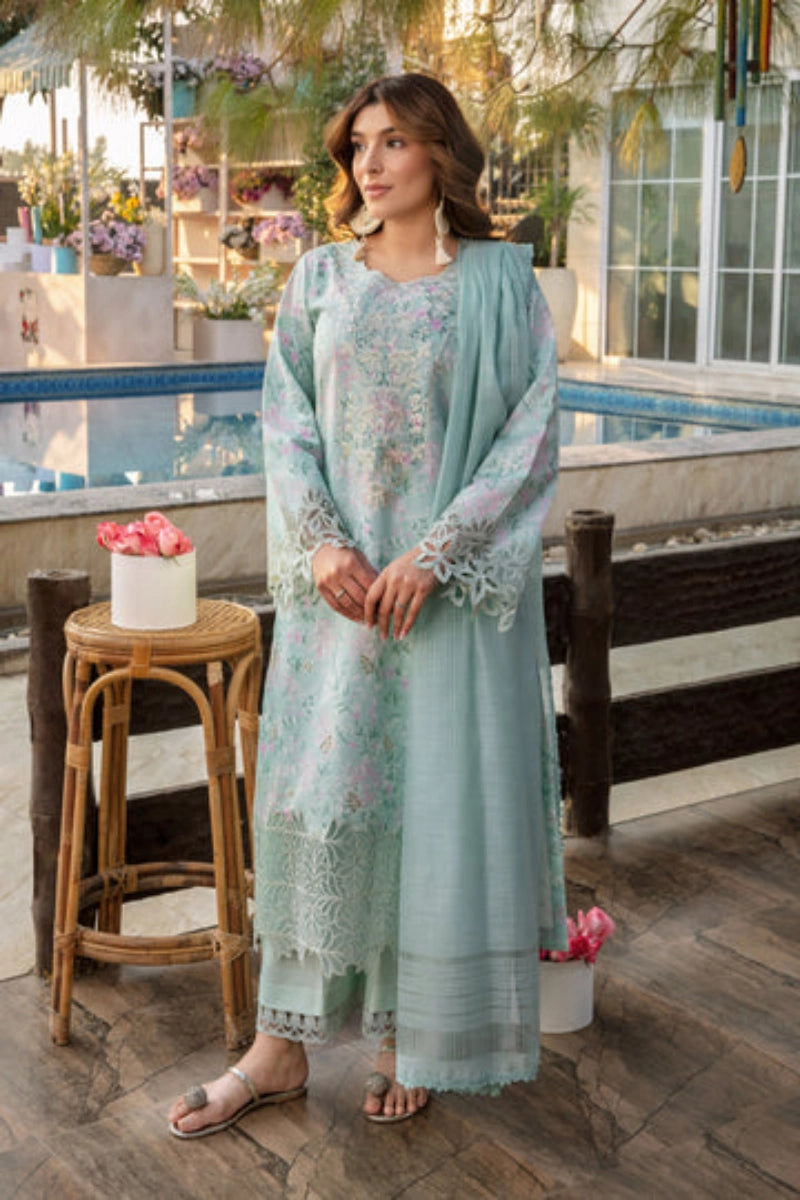 Rangrasiya Laraib | Printed Lawn Embroidered Ready-to-Wear Suit
