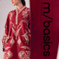 MariaB MBasics Printed & Embroidered Lawn Unstitched 3 Piece Suit (unstitched)