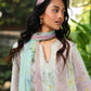 Qalamkar Qprints | Digital Printed Lawn Chikankari Embroidered Unstitched Suit |XENIA