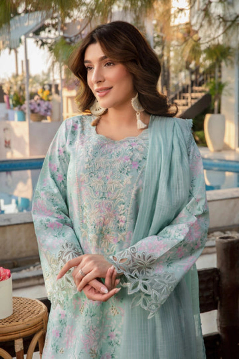 Rangrasiya Laraib | Printed Lawn Embroidered Ready-to-Wear Suit
