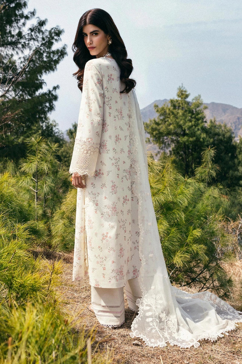 Qalamkar Qlinekari Inlays – Chikankari Embroidered Lawn Ready to Wear (DC #13)